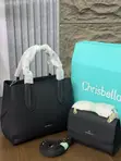 Chris Bella Handbag - Genuine Leather - 5