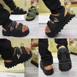 Original Alexander McQueen Touch Strap Chunky Sandals - 1