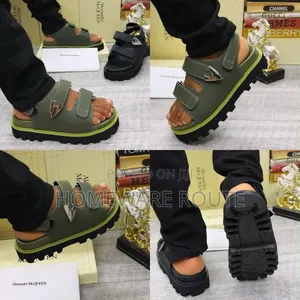 Original Alexander McQueen Touch Strap Chunky Sandals