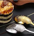 6Pcs Luxury Vintage Gold Engraved Serving Spoon Set - 3