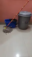 Water Storage Can with Mop Bucket and Mop - 1