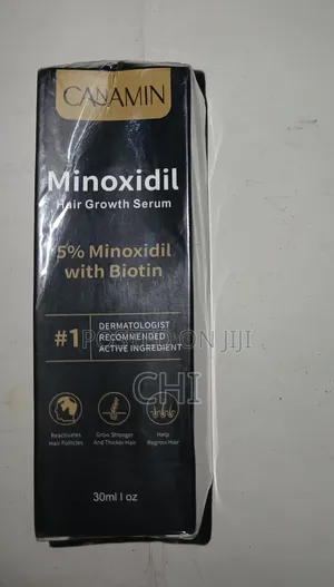 Canamin 5% Minoxidil Hair Growth Serum with Biotin