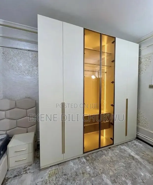 Ekene Dili Chukwu Modern Luxury LED Glass Wardrobe - 1