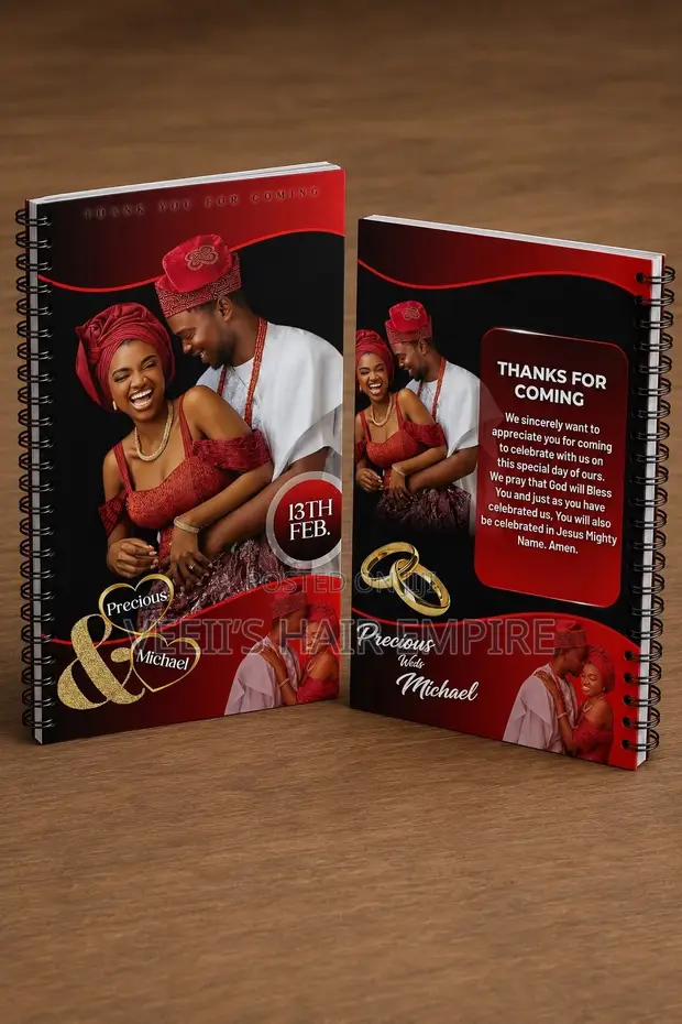 Customized Wedding & Ceremony Jotters - 1