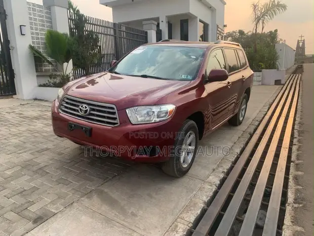 Toyota Highlander V6 2009 Burgundy - 1