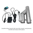 Brand New Exhaust Y Pipe with Remote Cutout - 3