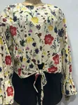 H&M Women's Floral Print Cotton Blouse - Size S - 1