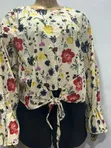 H&M Women's Floral Print Cotton Blouse - Size S - 2