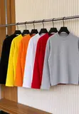 Plain Longsleeve Roundneck T-Shirt - 2