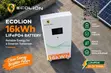 Ecolion 16kWh 51.2V LiFePO4 Lithium Battery System (Lion-32S) - 1