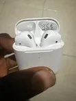 White Bluetooth Earbuds - 4