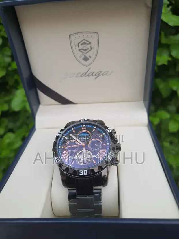 Luxury Poedagar 1410 BK BK S Mechanical Watch for Men - 1