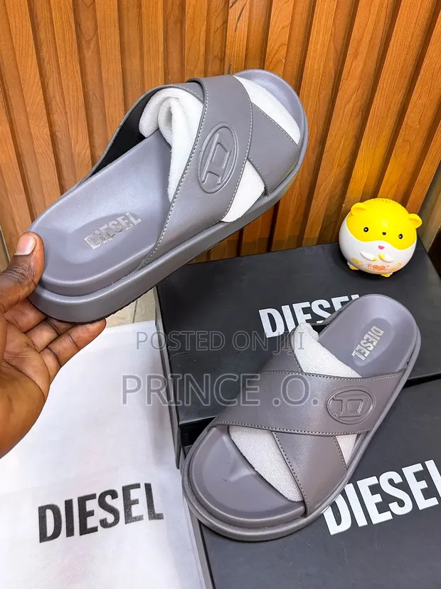 Diesel Leather Slippers - 4 Colors - 1
