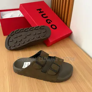 Hugo Boss Quality Luxury Men's Leather Sandals