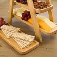 3-Tier Wooden Buffet Platter & Display - 3