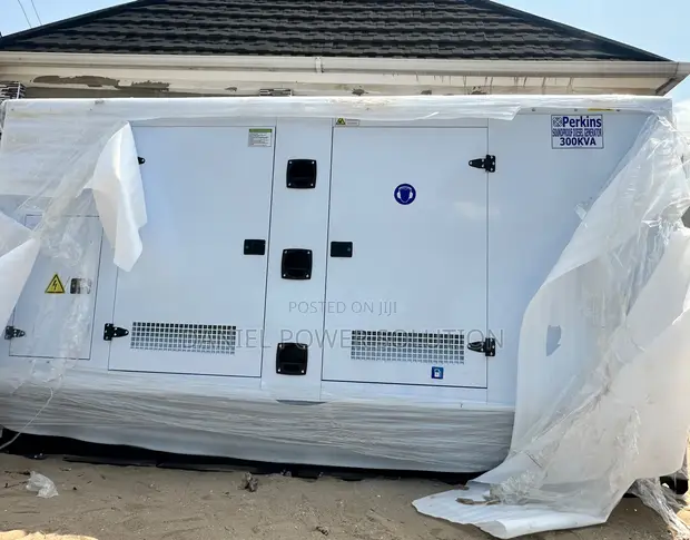 300kVA Perkins Soundproof Diesel Generator - 1