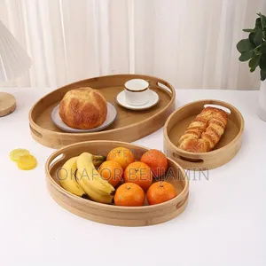 High Quality Oval Bamboo Tray