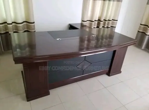 Executive Wooden Office Table - 1