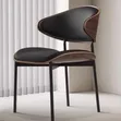 Single Leather Dining/Eatery Chair - 1