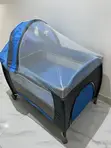 Mama Kids Baby Foldable Play Yard tare da Canopy - 3