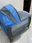 Mama Kids Baby Foldable Play Yard tare da Canopy - 4