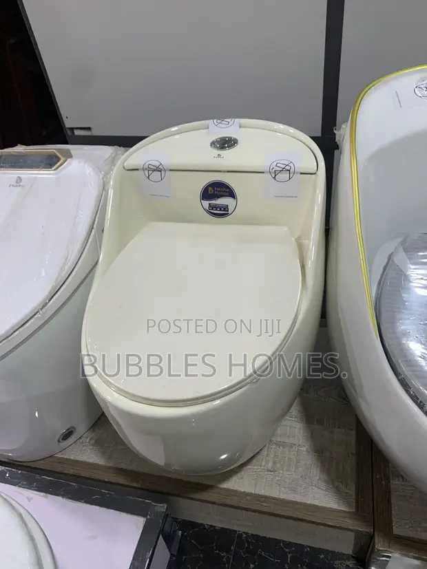 Off-White Executive Water Closet with Soft Close Seat - 1