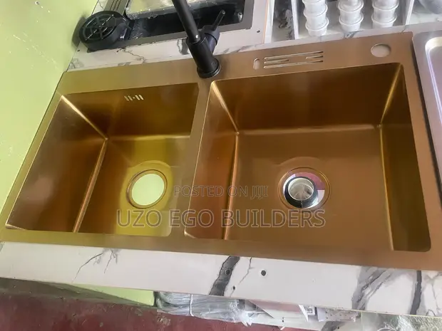 Harmony Double Bowl Kitchen Sink - Brand New Steel - 1