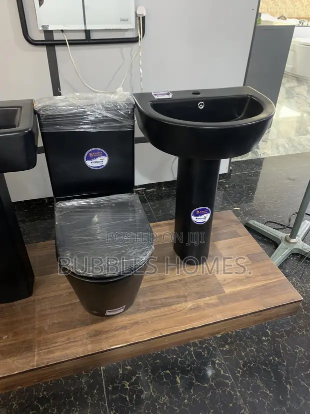 Matt Black Mini Water Closet - 1
