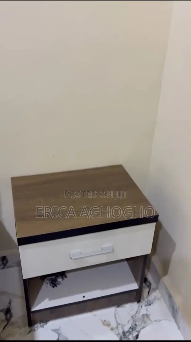 Home Interiors Bedside Drawer - Brown Wood - 1