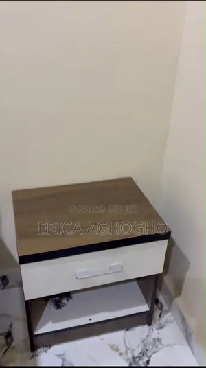 Home Interiors Bedside Drawer - Brown Wood