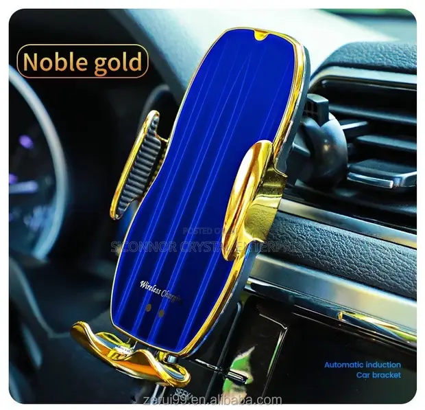 Wireless Car Charger and Phone Holder - 1