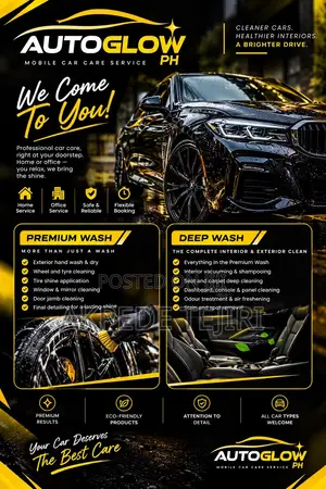 Premium Mobile Car Wash & Deep Cleaning | AUTOGLOW PH