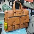 Premium Jeep Buluo Leather Briefcase / Laptop Bag - 1