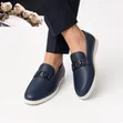 Dior CD Buckle Leather Loafers masu Girma - 1