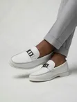 Dior CD Buckle Leather Loafers masu Girma - 2