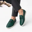 Dior CD Buckle Leather Loafers masu Girma - 5
