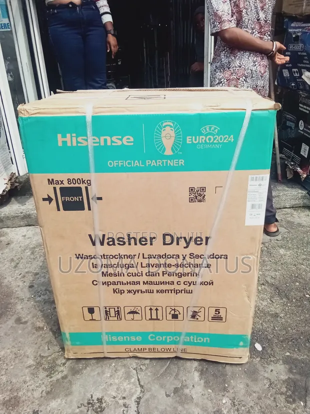 Hisense 8kg Inverter Washing Machine and Dryer - 1