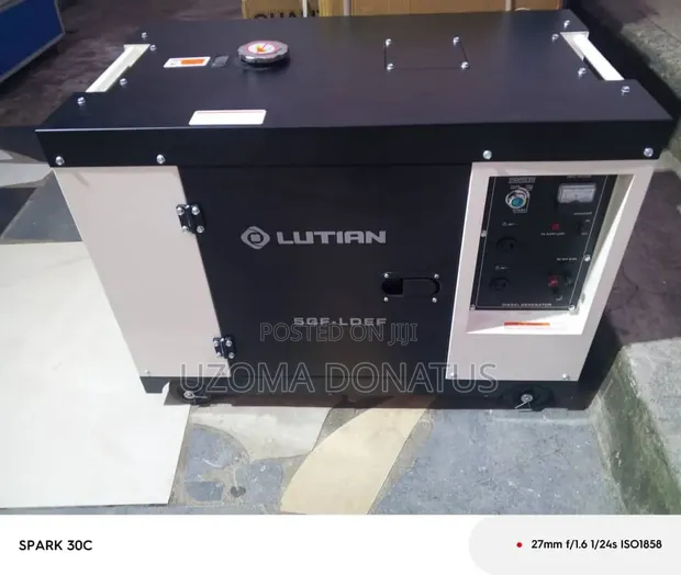 Lutian 10kVA Soundproof Diesel Generator - 1