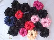 Medium Scrunchies - White Satin - 5