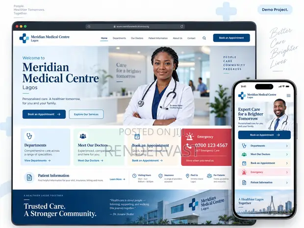 Ci gaban Website na Asibiti & Clinic - 1