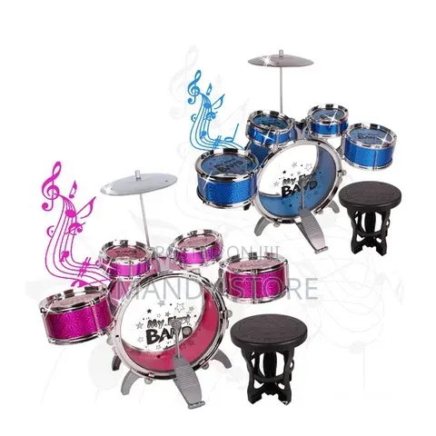 5-Piece Jazz Drum Kit for Toddlers & Beginners - 1