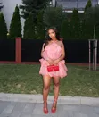 Pink Ruffle Mini Dress - 2