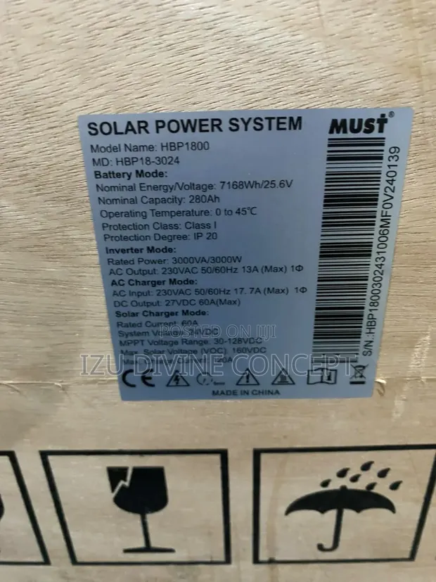 Must 3000W Solar Janareta - 1
