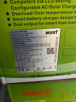Brand New Must 3kva 24v Hybrid Inverter