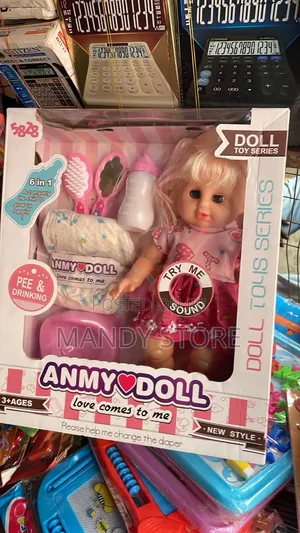 Realistic Baby Doll Model with Accessories