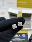 VVS Moissanite Unisex VCA Earring Design - 1
