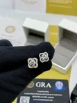 VVS Moissanite Unisex VCA Earring Design - 2