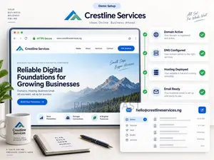 Domain, Web Hosting & Business Email Setup