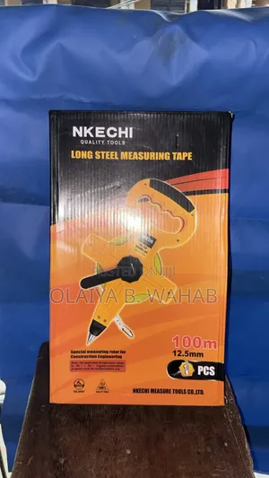 Nkechi 100m Long Steel Measuring Tape