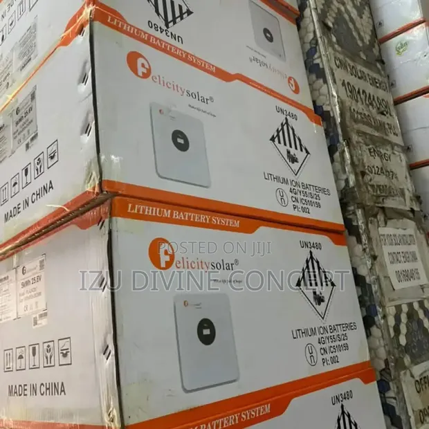 5kWh 25.6V Felicity Lithium Ion Battery - 1